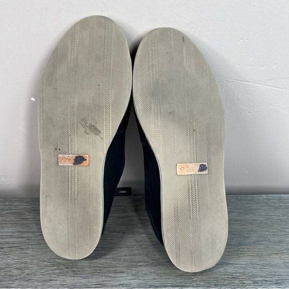 Coach New York Lydia Black Nubuck Suede Open Toe Flats Women's Size 7.5 - Picture 9 of 12